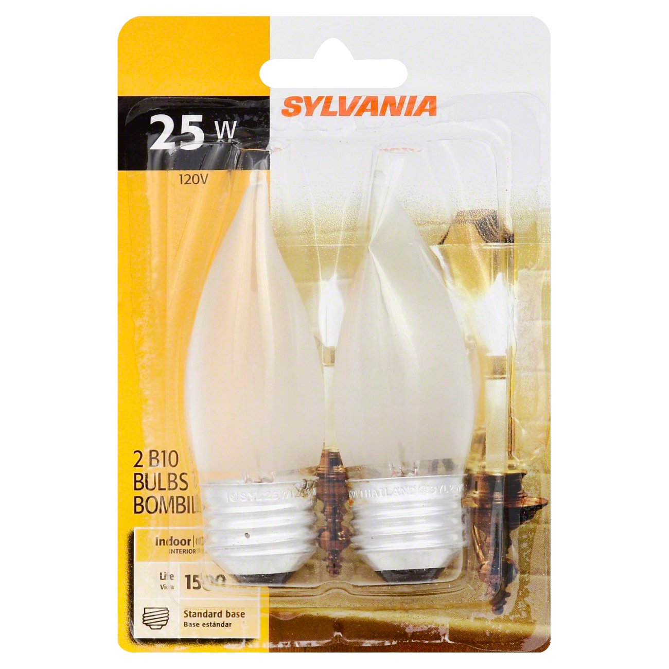 Sylvania B10 25-Watt Standard Base Indoor Light Bulbs - Shop Light ...