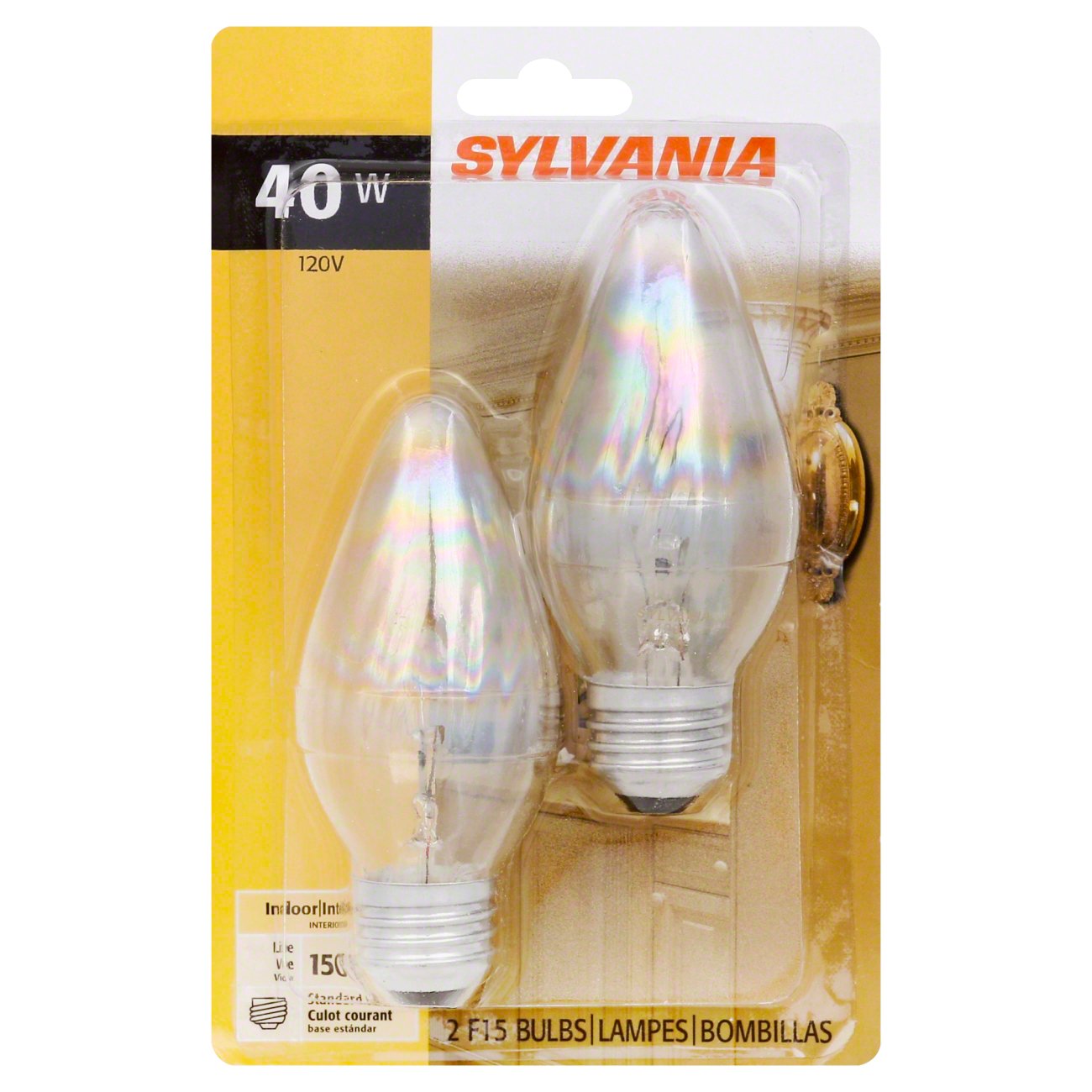 Sylvania f15 40 watt standard base indoor light bulbs shop light