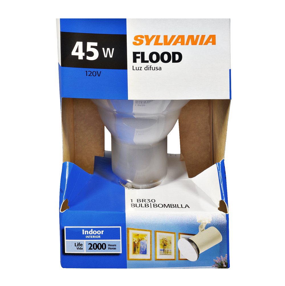 Sylvania 45 Watt BR30 Indoor Flood Light Bulb - Shop Home Improvement ...