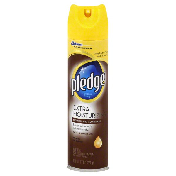 Pledge Extra Moisturizing With Lemon Oil Furniture Spray Shop Wood