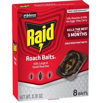 Raid Double Control Large Roach Baits