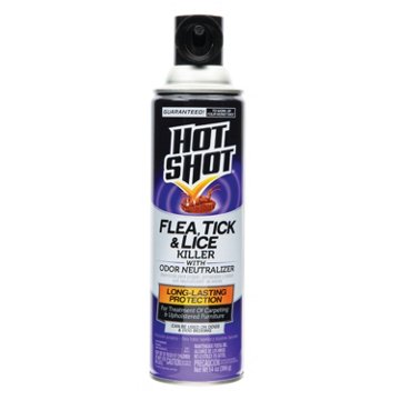 Hot Shot Flea, Tick & Lice Killer Spray with Odor Neutralizer, 14 oz