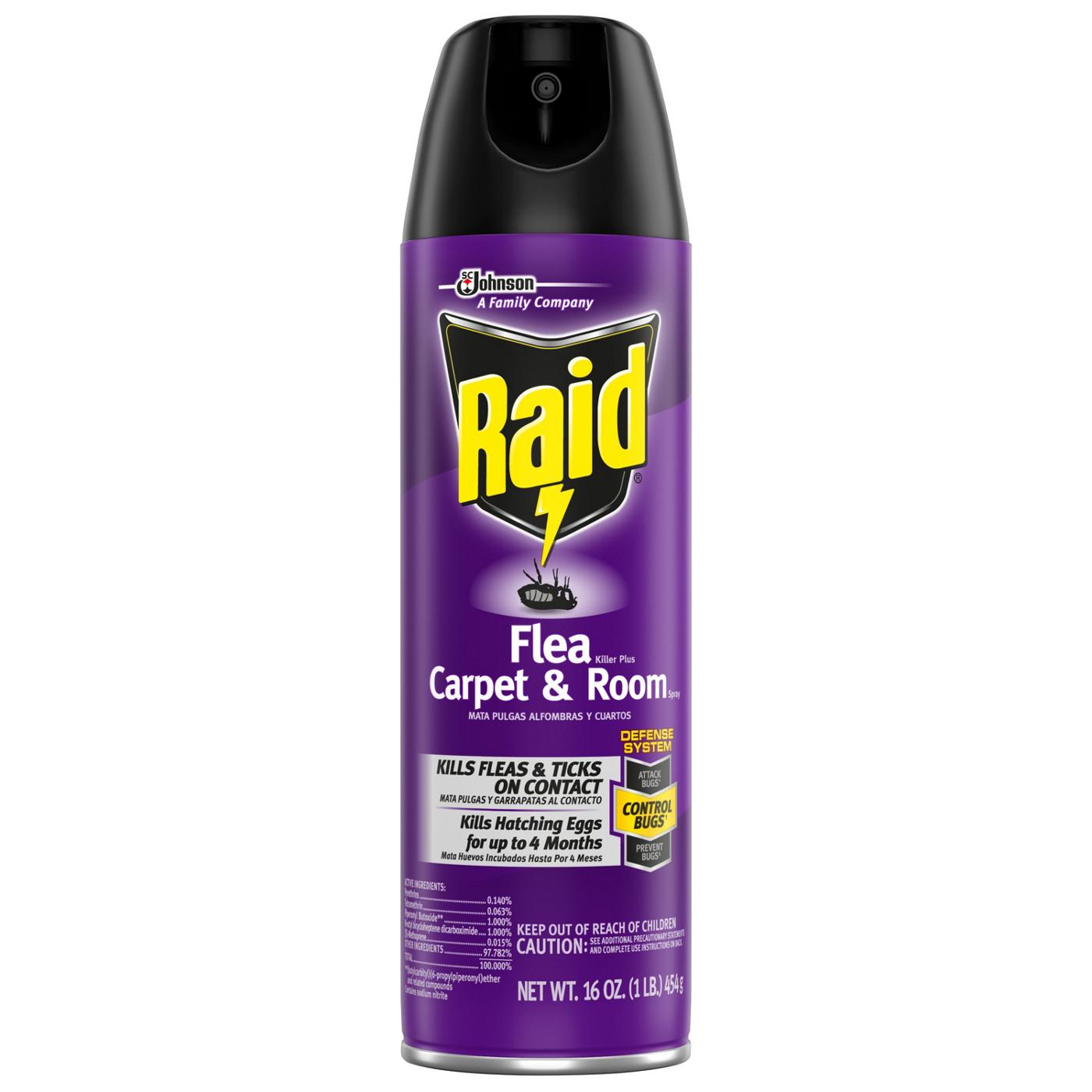 Raid Max Flea Killer Plus Carpet & Room Spray; image 1 of 2