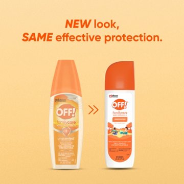 OFF! FamilyCare Mosquito Repellent Unscented Bug Spray, 6 fl oz