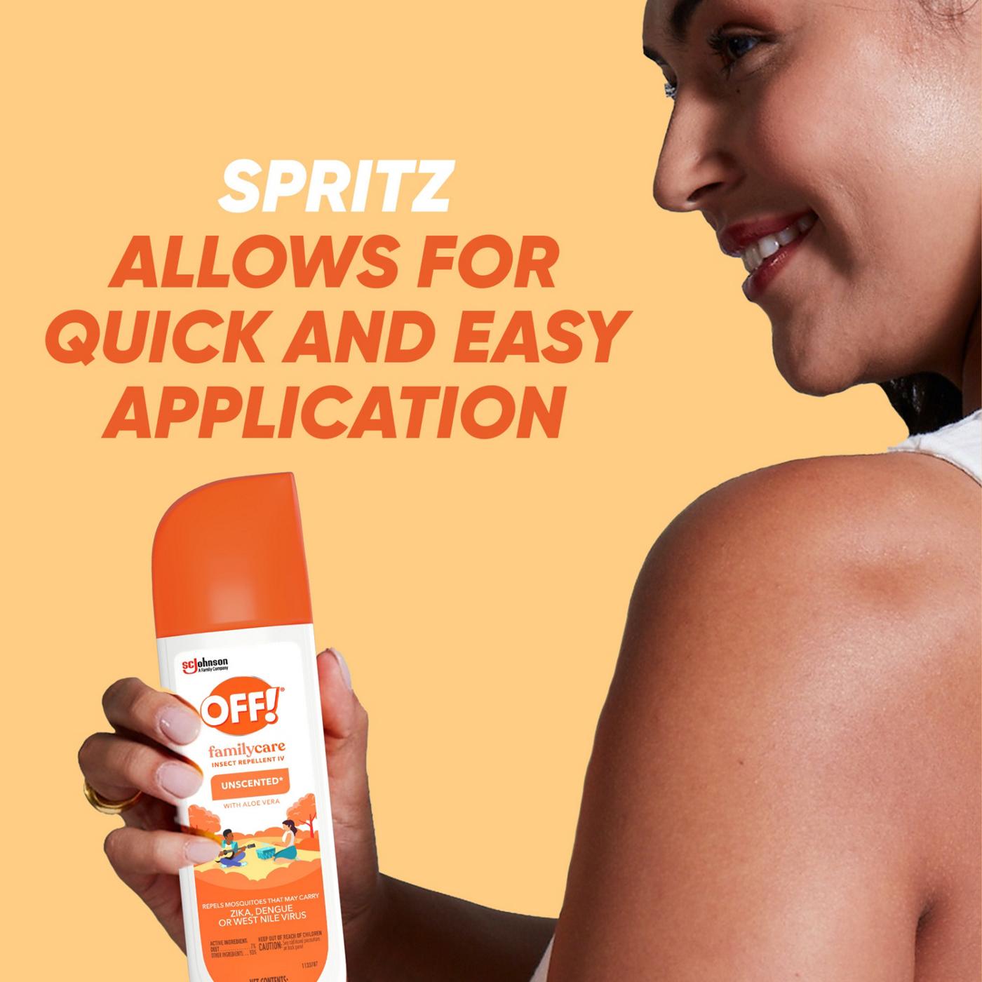 OFF! FamilyCare Mosquito Repellent Unscented Bug Spray; image 13 of 13