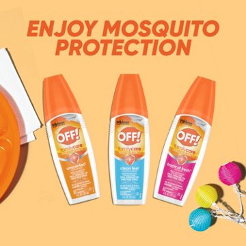 OFF! FamilyCare Mosquito Repellent Unscented Bug Spray, 6 fl oz