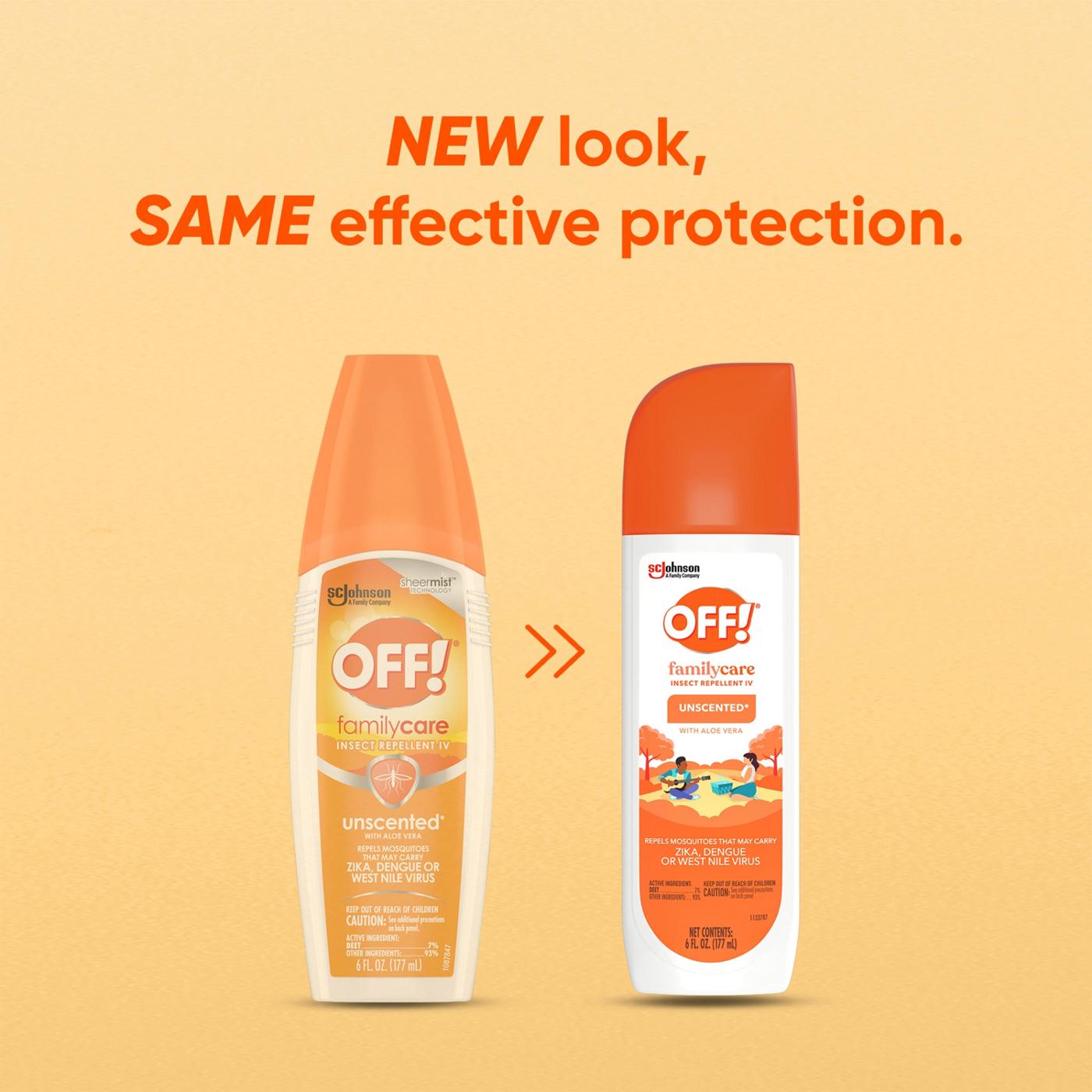 OFF! FamilyCare Mosquito Repellent Unscented Bug Spray; image 6 of 13