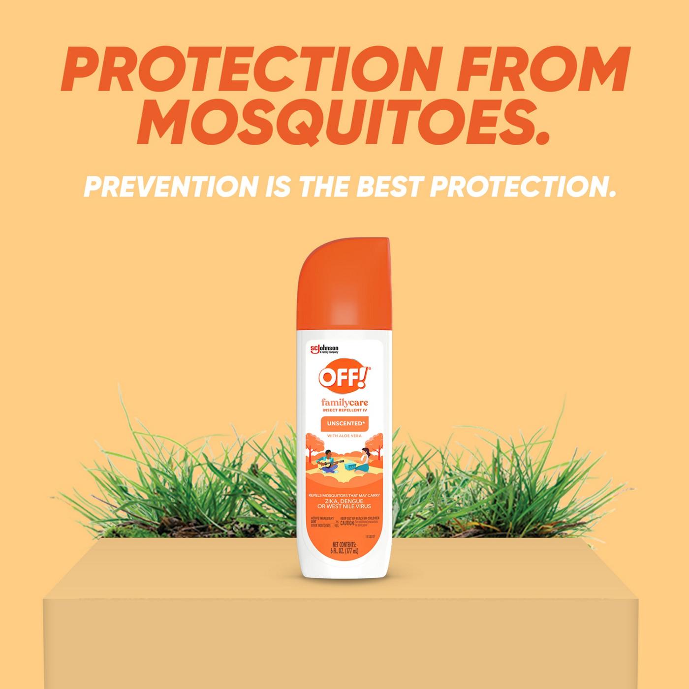 OFF! FamilyCare Mosquito Repellent Unscented Bug Spray; image 7 of 13