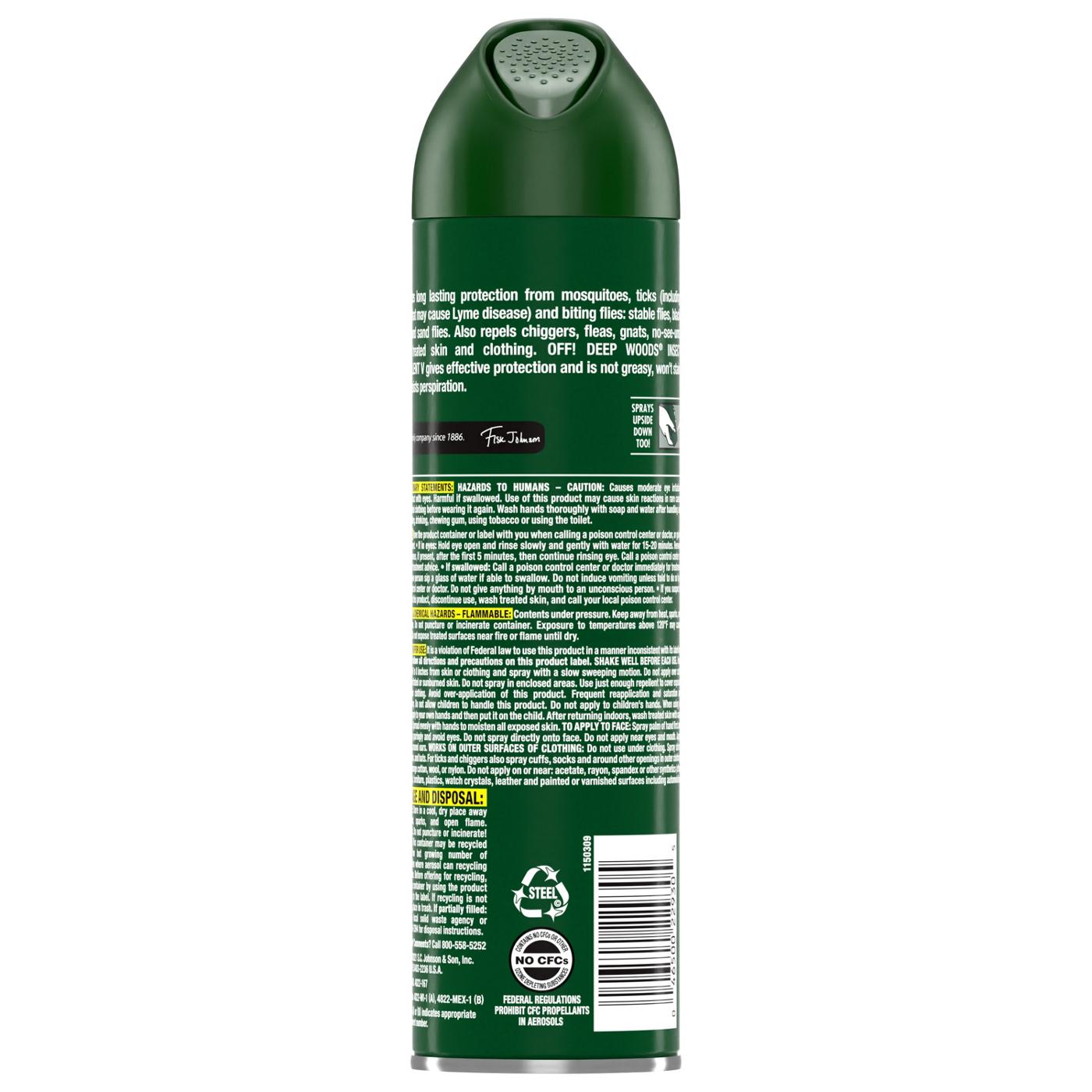 OFF! Deep Woods Insect Repellent V Spray; image 3 of 11