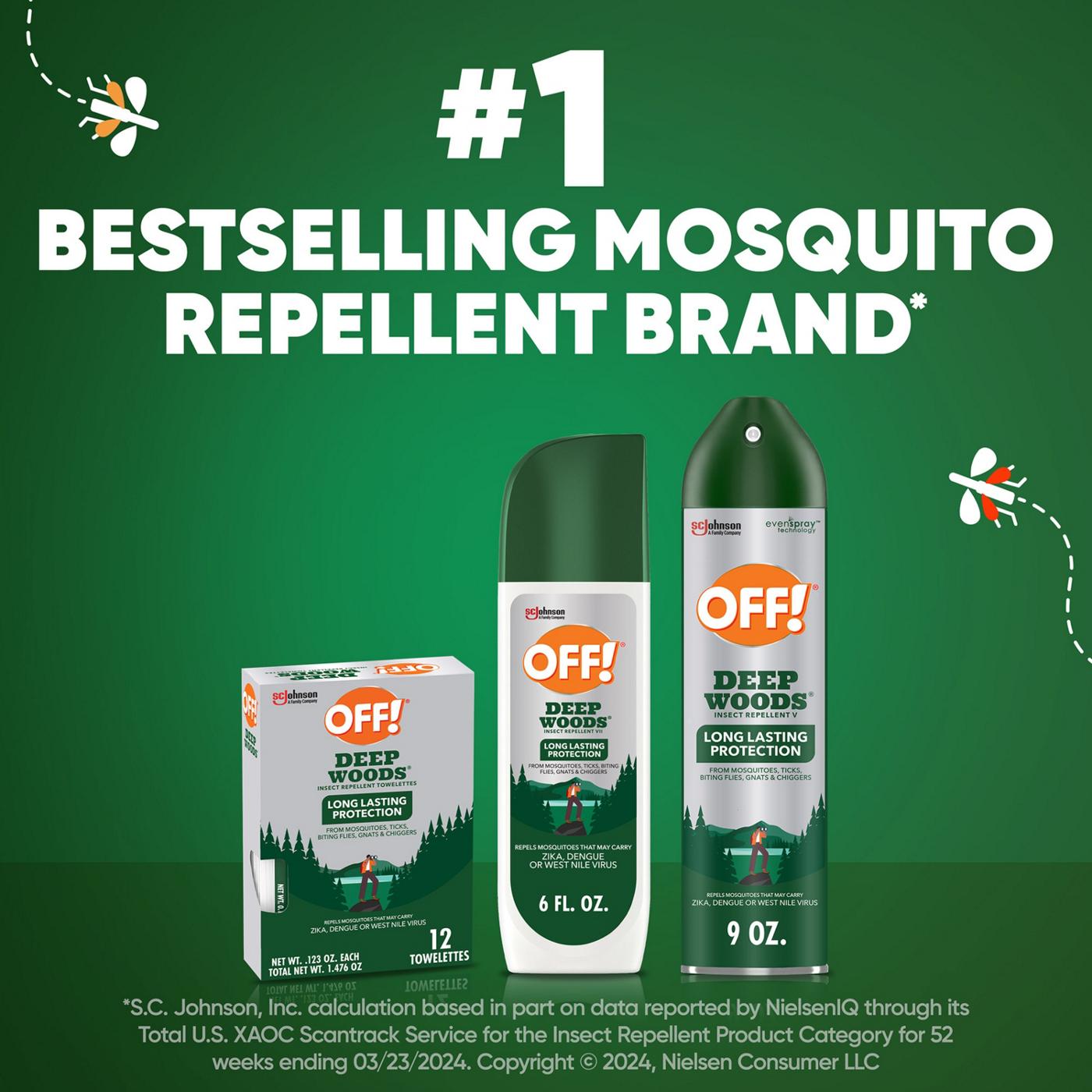 OFF! Deep Woods Insect Repellent V Spray; image 9 of 11