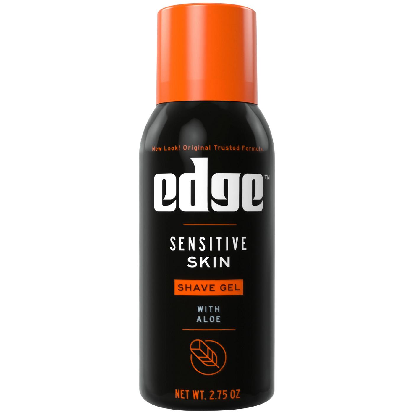 Edge Travel Size Sensitive Skin Shave Gel with Aloe; image 1 of 9