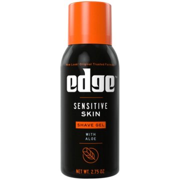Edge Travel Size Sensitive Skin Shave Gel with Aloe, 2.75 oz