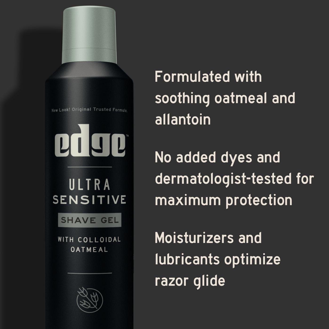 Edge Ultra Sensitive Shave Gel - Colloidal & Oatmeal; image 6 of 9