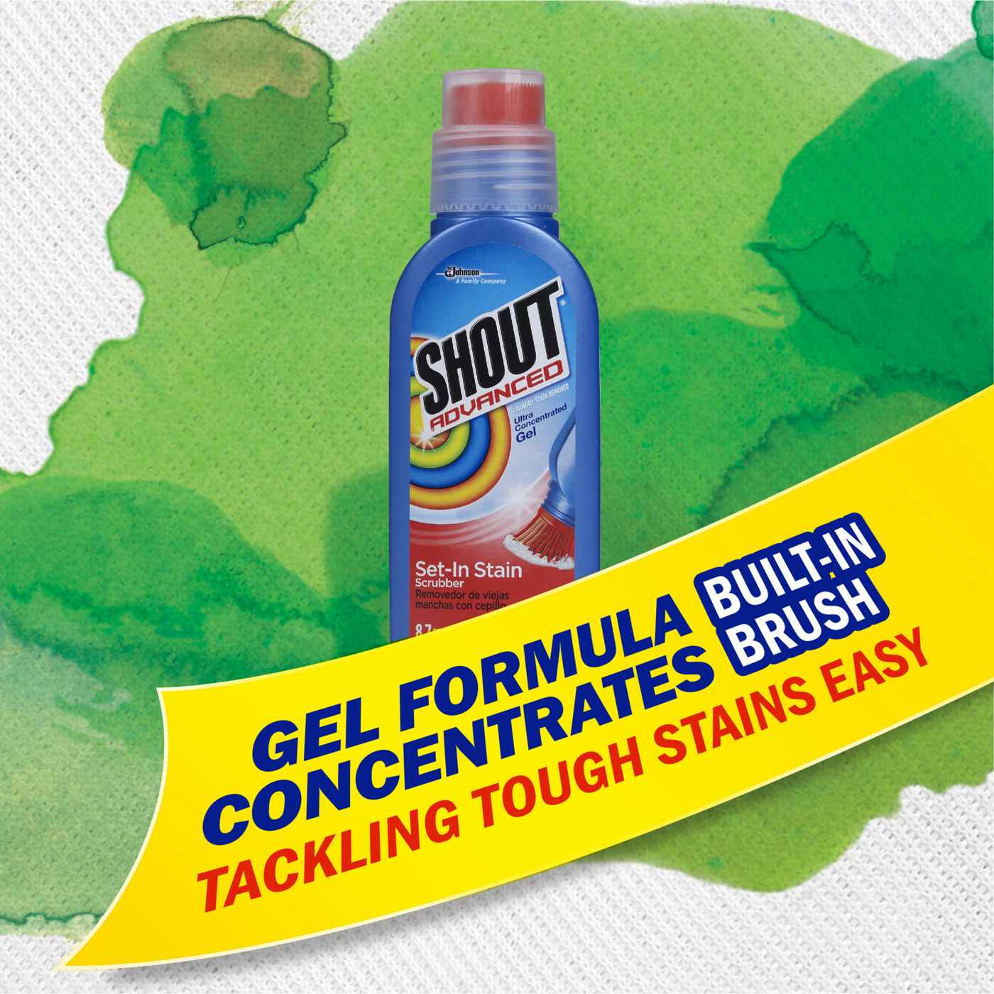 Shout Advanced Ultra Concentrated Gel Laundry Stain Remover; image 3 of 9