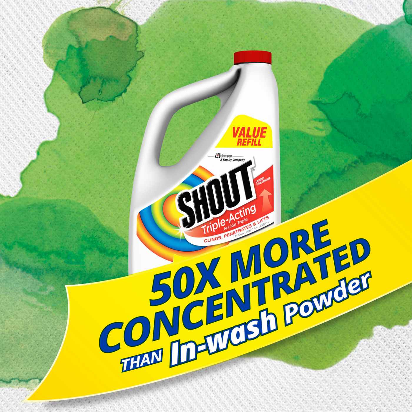 Shout Triple-Acting Laundry Stain Remover Value Size; image 6 of 8