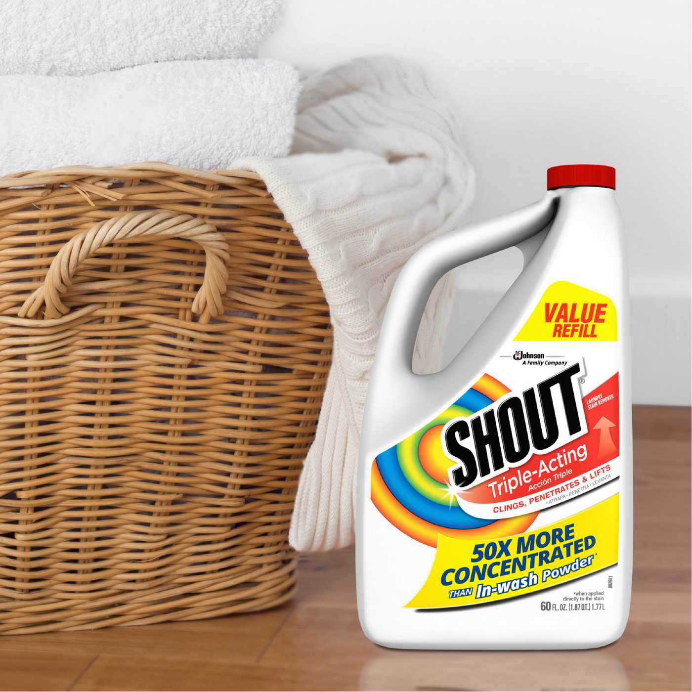 Shout Triple-Acting Laundry Stain Remover Value Size; image 7 of 9