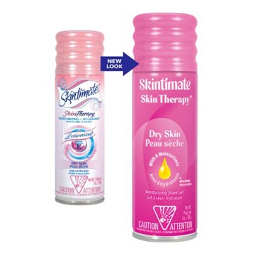 Skintimate Skin Therapy Dry Skin Moisturizing Women's Shave Gel With Lanolin And Vitamin E, 7 oz