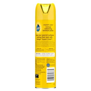 Pledge Pledge Enhancing Polish, Wood & Furniture Spray, Orange Scent, 9.7oz, 9.7 oz