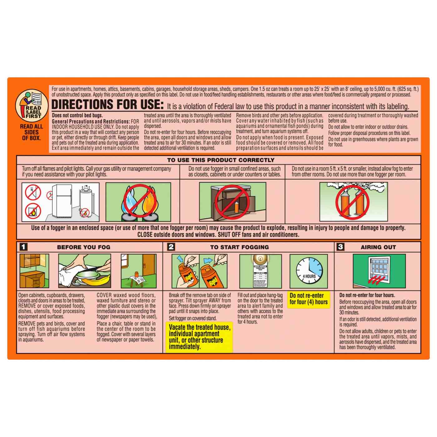 Raid Concentrated Deep Reach Foggers; image 4 of 11