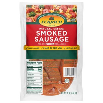 Eckrich Smoked Sausage - Family Pack, 39 oz