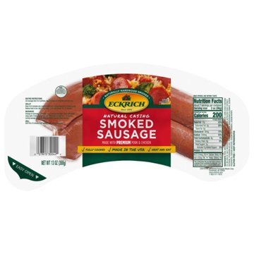 Eckrich Smoked Sausage, 13 oz