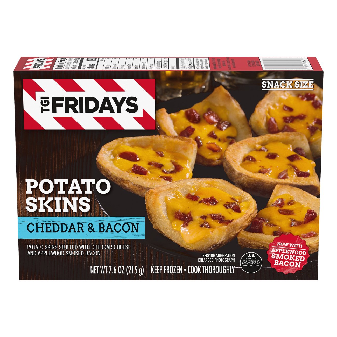 Tgi Fridays Cheddar Bacon Potato Skins Shop Appetizers At H E B