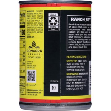 Ranch Style Beans Canned Pinto Beans, 15 oz