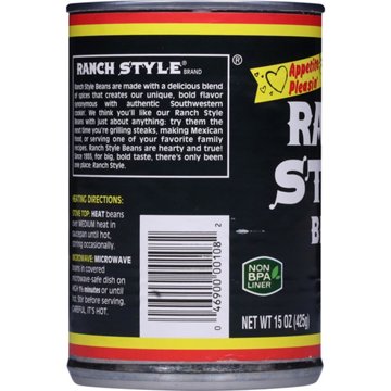 Ranch Style Beans Canned Pinto Beans, 15 oz