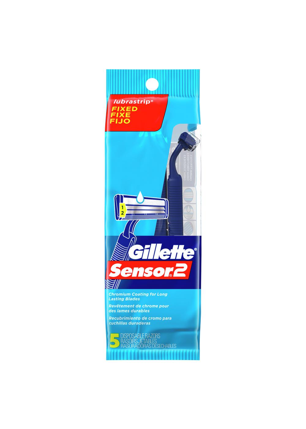 Gillette Sensor2 Disposable Razors; image 1 of 7