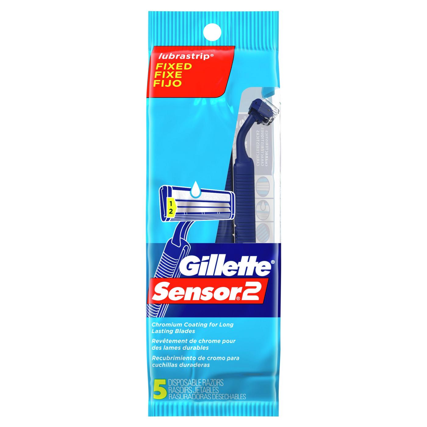 Gillette Sensor2 Men's Disposable Razors; image 6 of 6