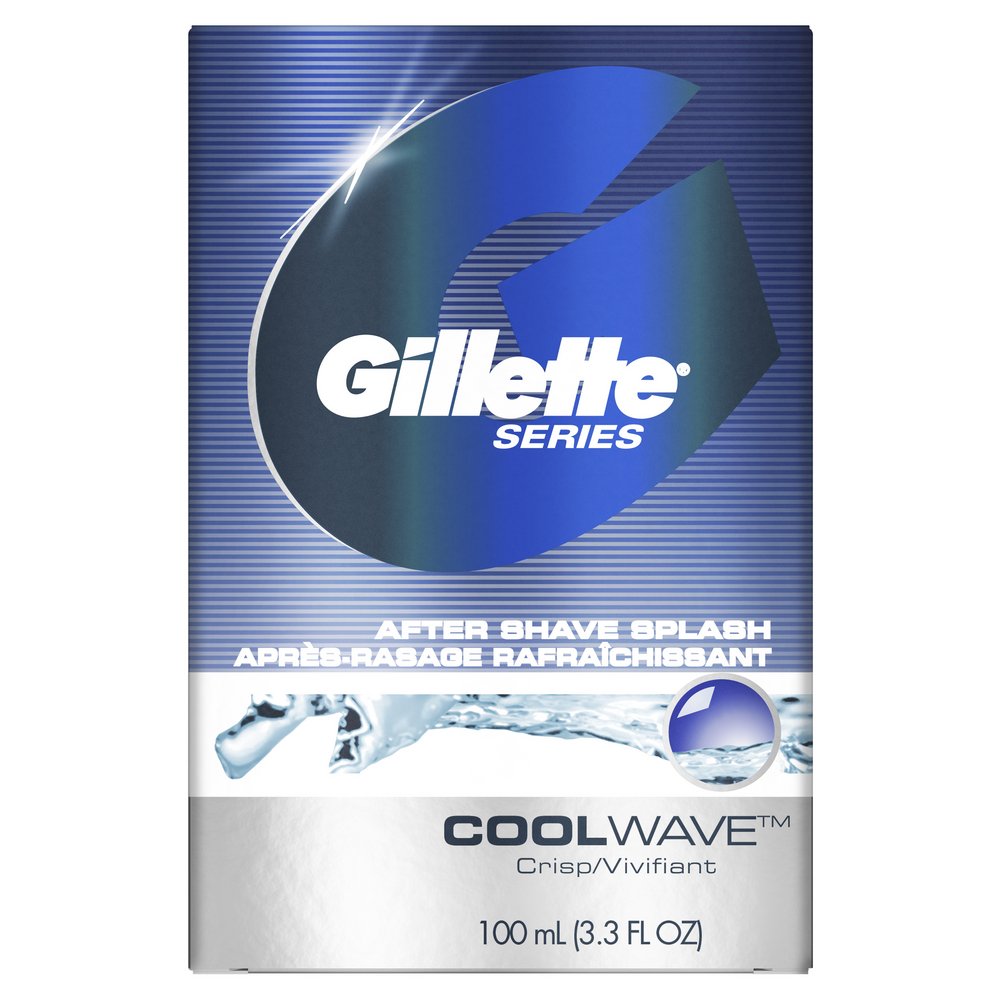 après rasage gillette