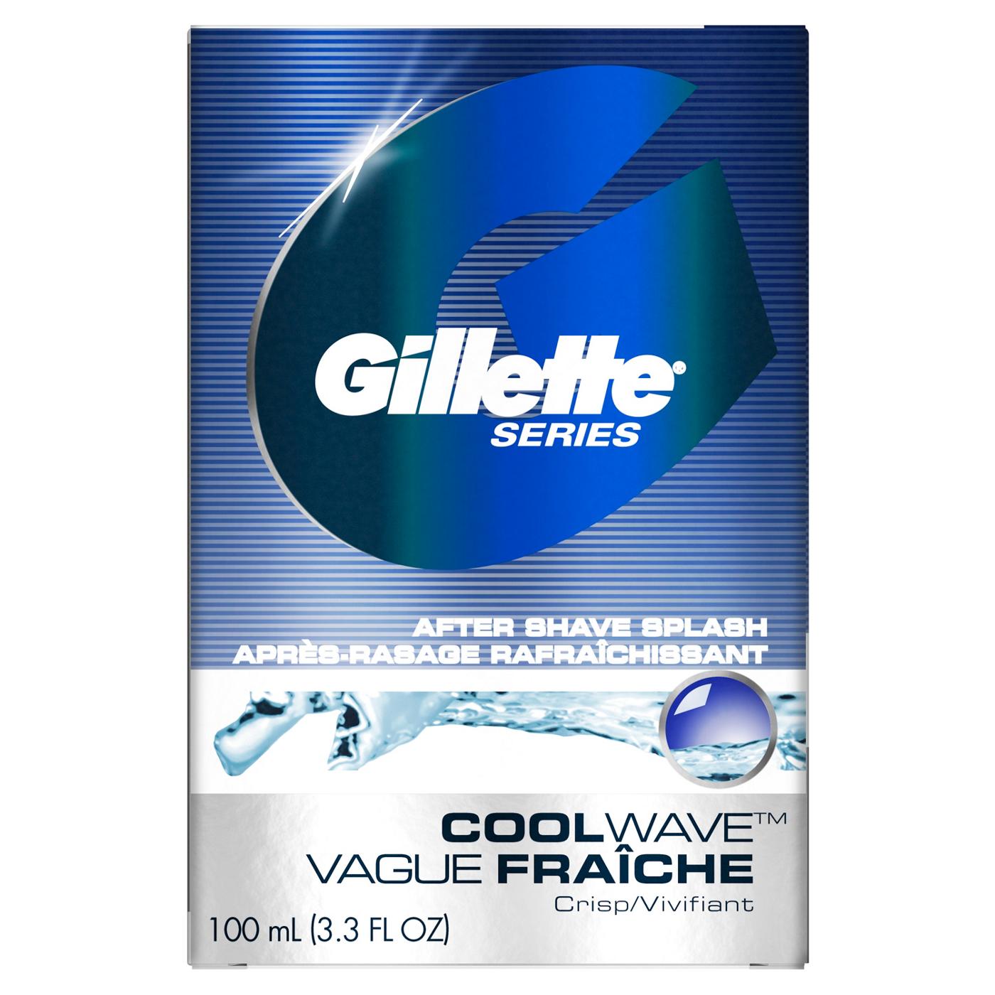 Gillette Series After Shave Splash for Men, Refresh & Moisturize, Cool Wave Scent; image 2 of 10