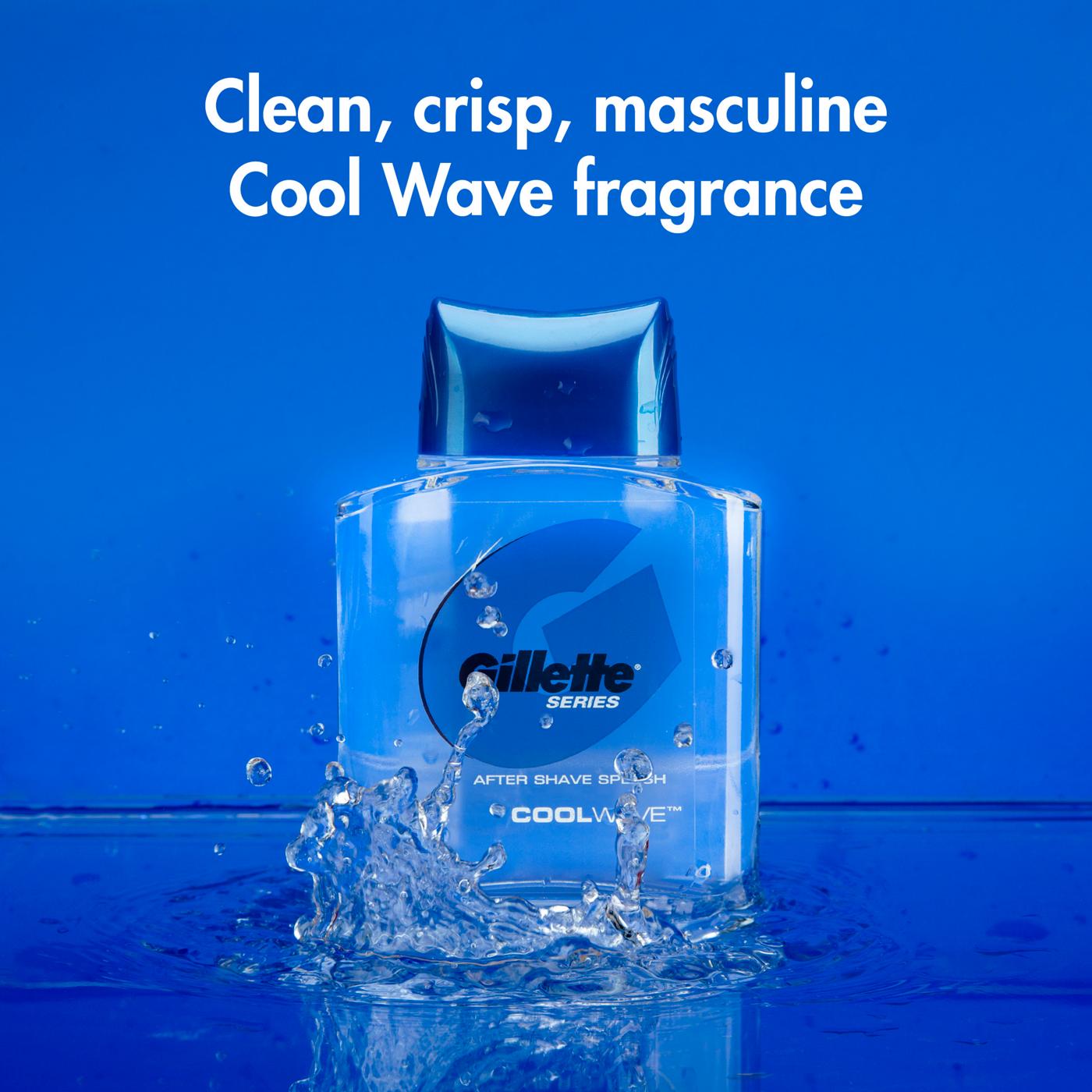 Gillette Series After Shave Splash for Men, Refresh & Moisturize, Cool Wave Scent; image 9 of 10