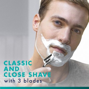 Gillette Mach3 Razor + 2 Blade Refills for Men