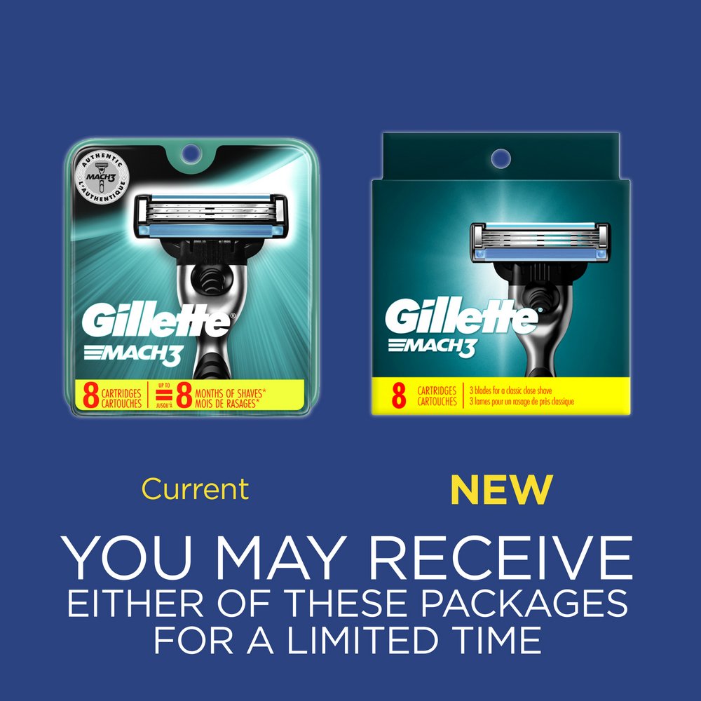 Gillette Mach3 Razor Blade Refills - Shop Razors & Blades at H-E-B