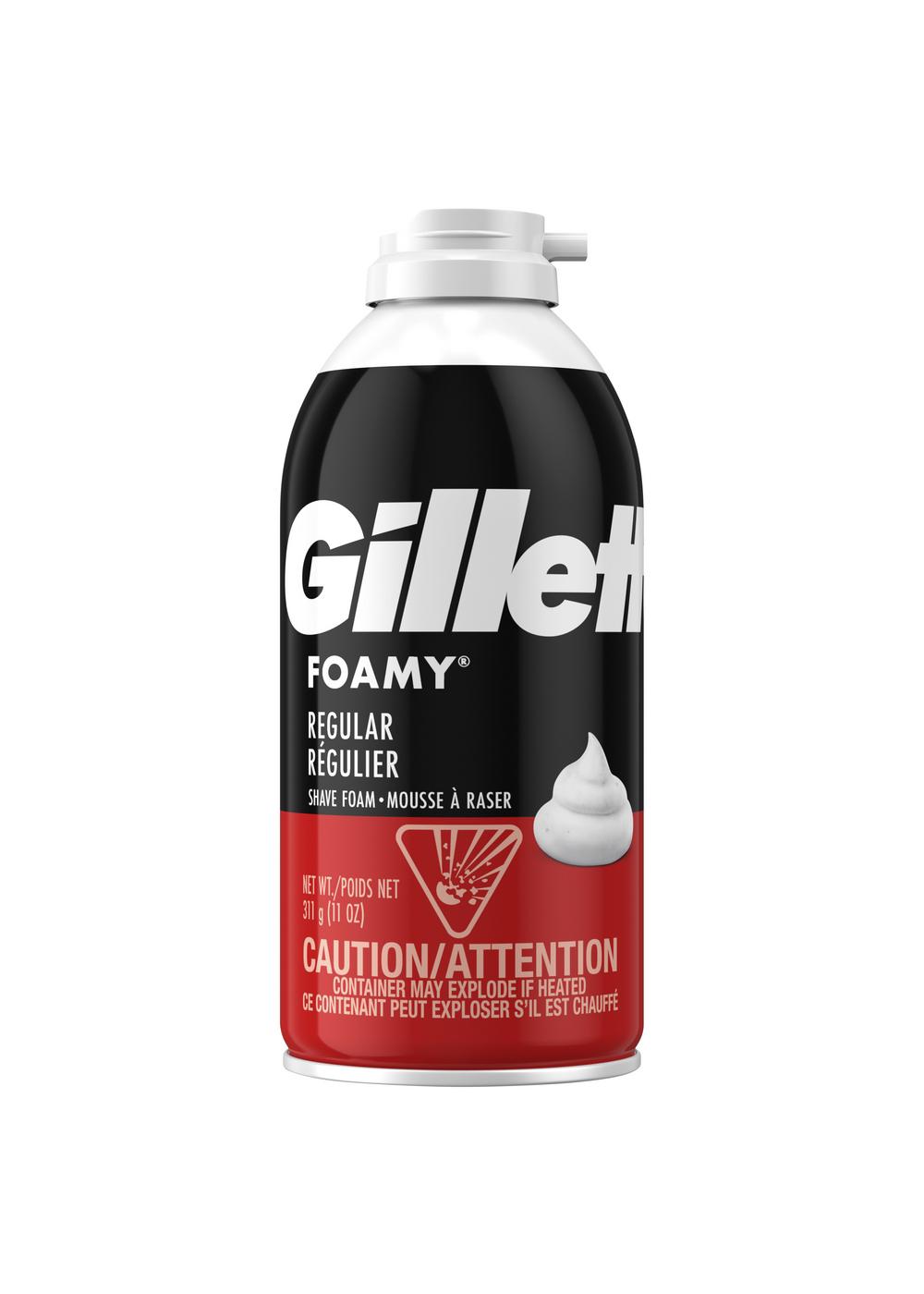 Gillette Foamy Shave Foam - Regular; image 1 of 10