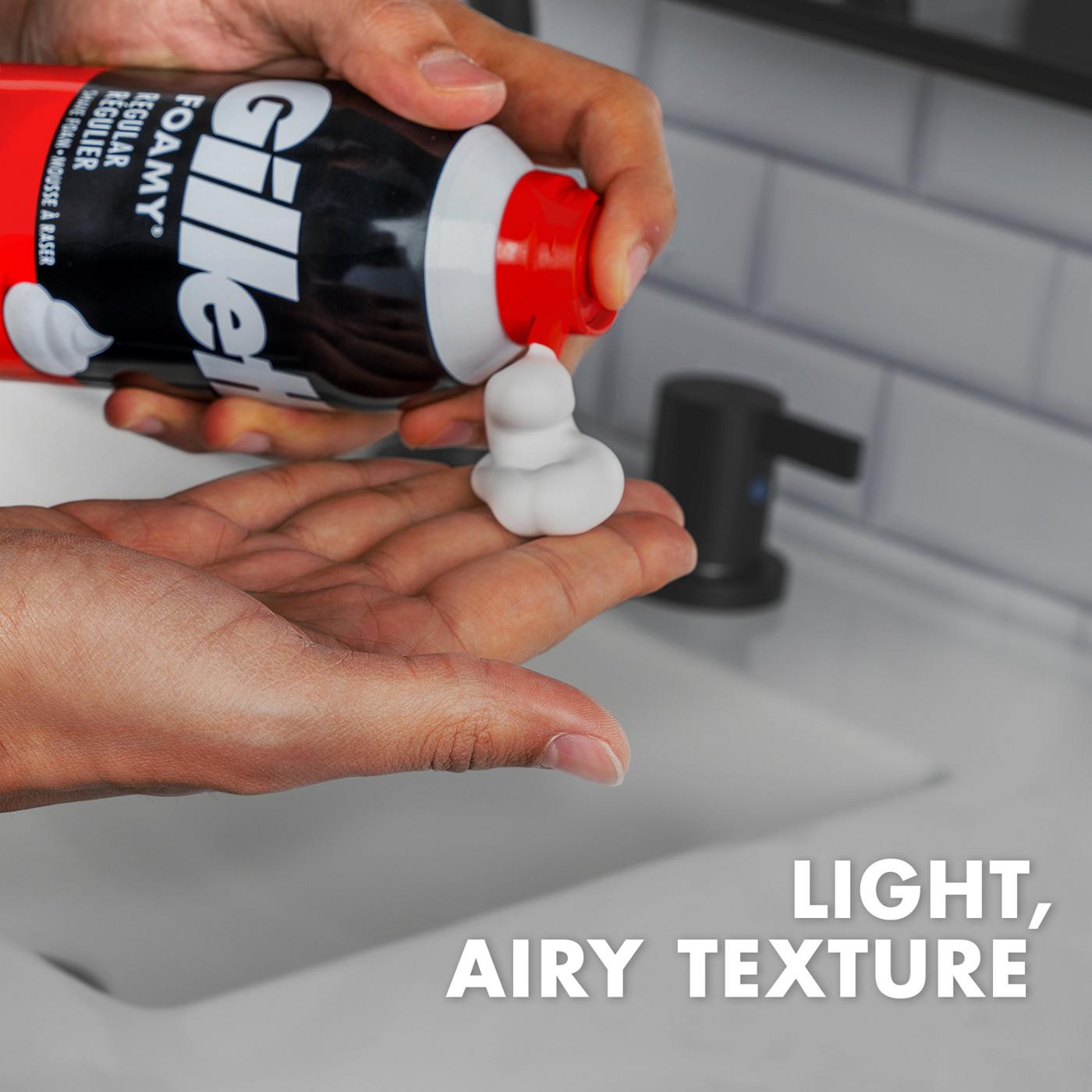 Gillette Foamy Classic Shave Foam for Men, Original Scent; image 4 of 10