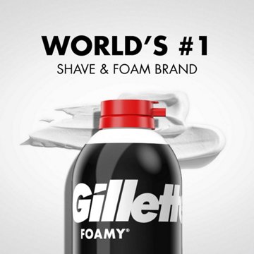 Gillette Foamy Shave Foam - Regular, 11 oz