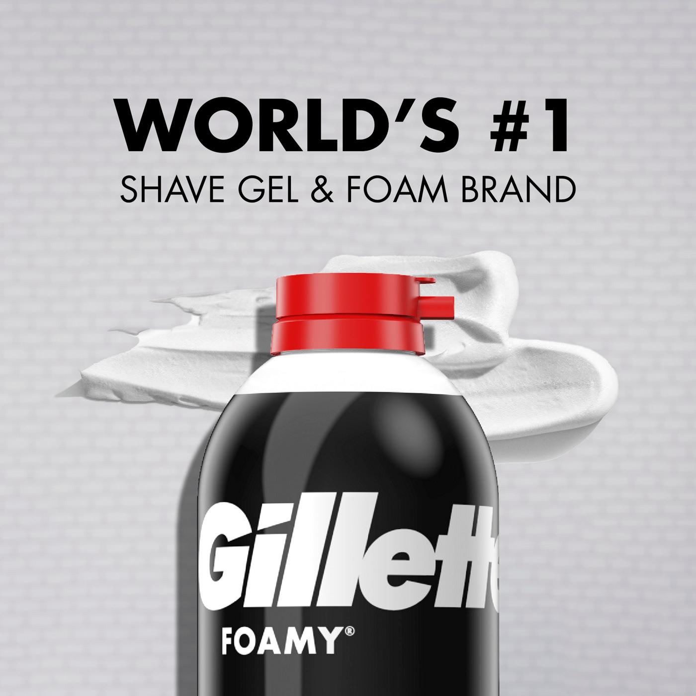Gillette Foamy Classic Shave Foam for Men, Original Scent; image 10 of 10