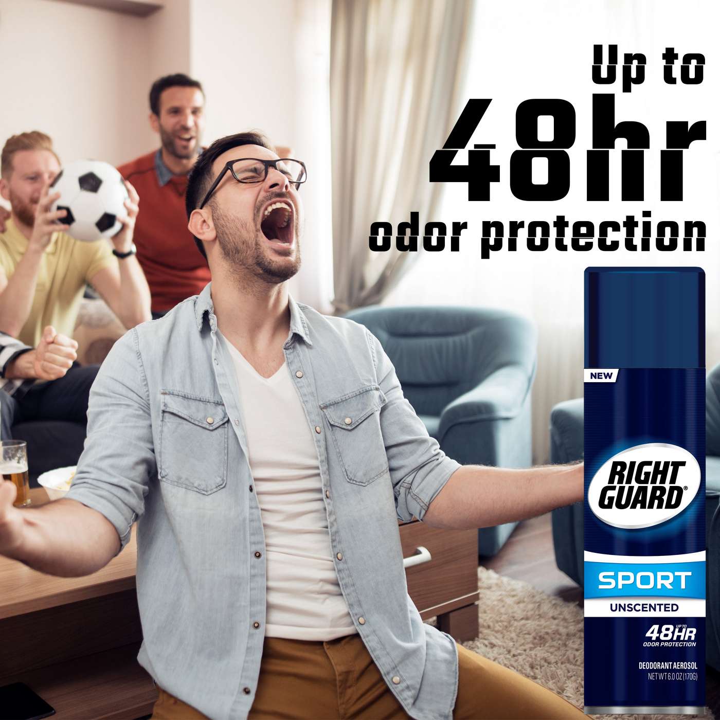 Right Guard Sport Antiperspirant Deodorant Spray - Unscented; image 2 of 3
