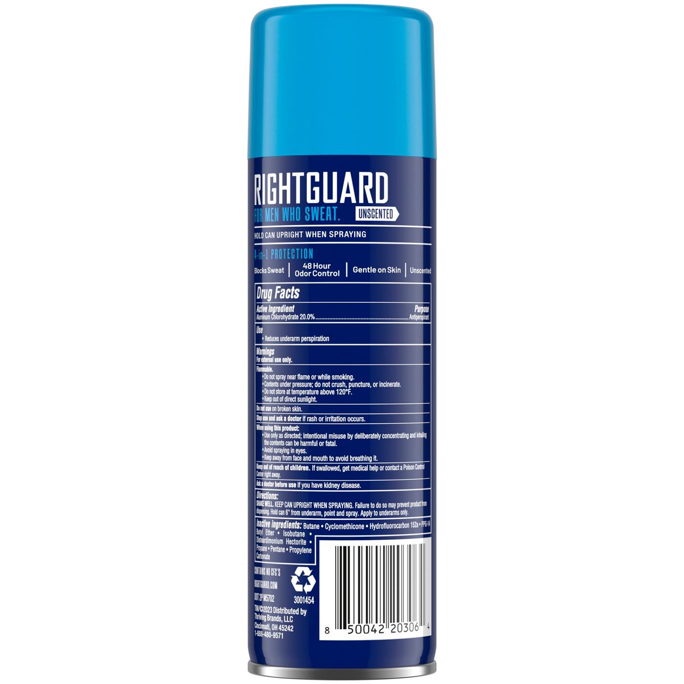 Right Guard Sport Antiperspirant Deodorant Spray Unscented Shop
