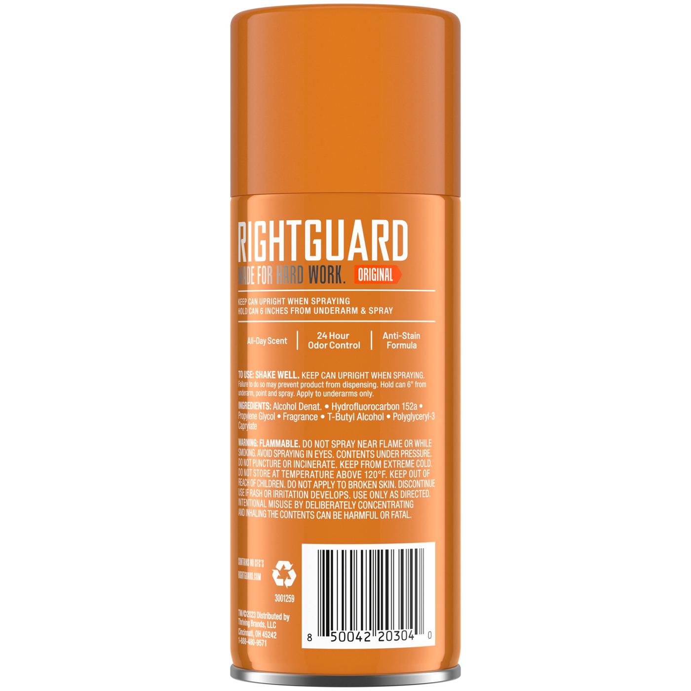 Right Guard Sport Antiperspirant Deodorant Spray - Original; image 2 of 2