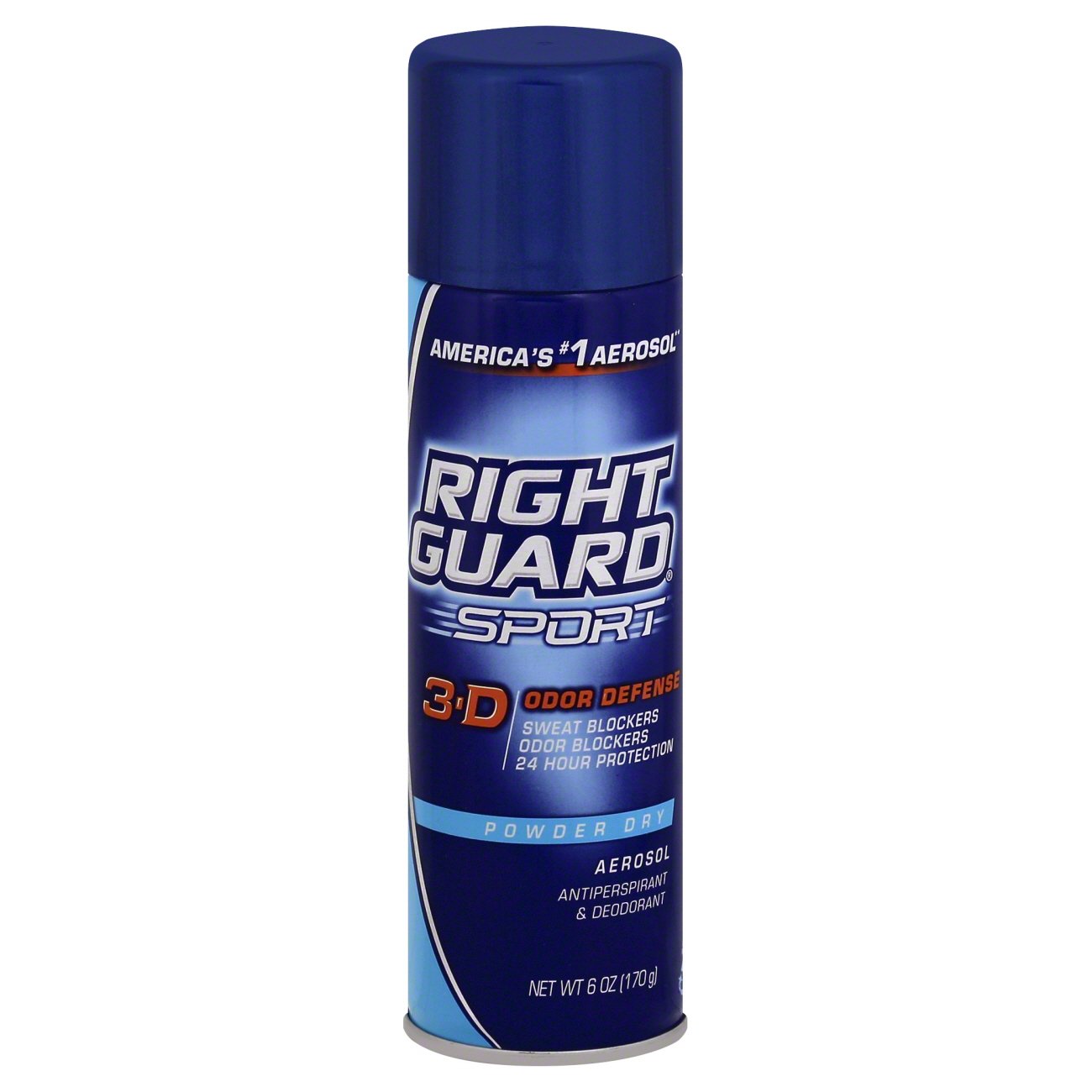 Right Guard Sport Aerosol 3 D Odor Defense Powder Dry Waterproof Antiperspirant And Deodorant 8246