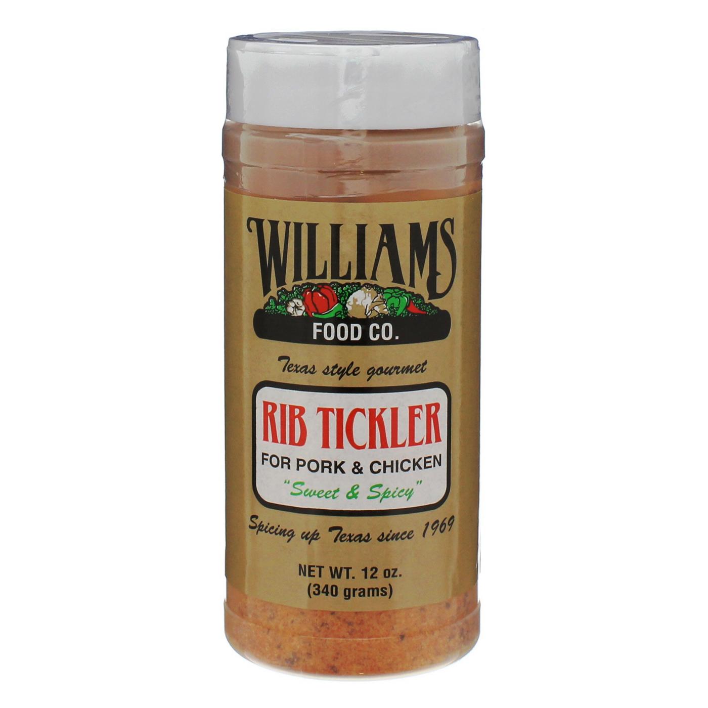 Williams Food Co. Rib Tickler Rub; image 1 of 2