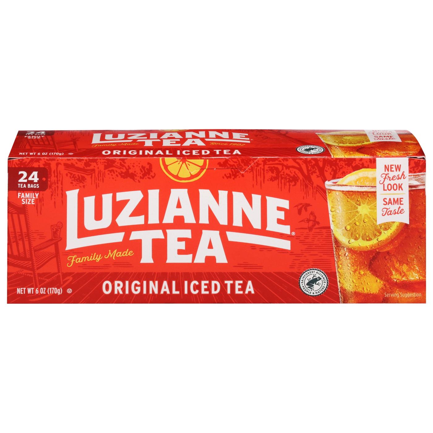 Luzianne Flow Tea Bags Family Size