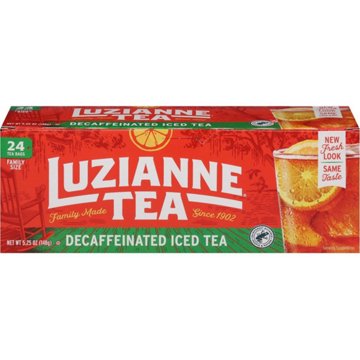Luzianne Tea Decaf Family Bags, 24 ct