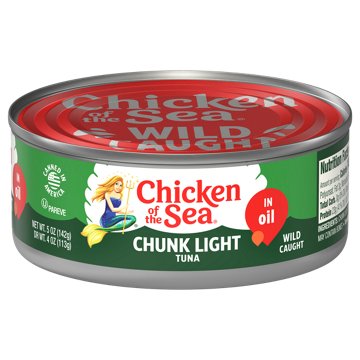 Chicken of the Sea Chunk Light Tuna in Oil, 5 oz