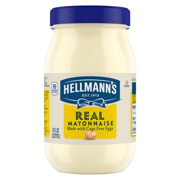Hellmann's Real Mayonnaise, 8 oz
