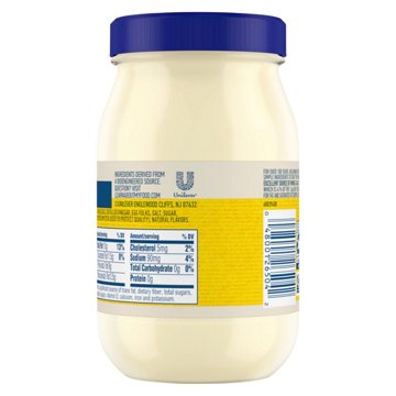 Hellmann's Real Mayonnaise, 8 oz