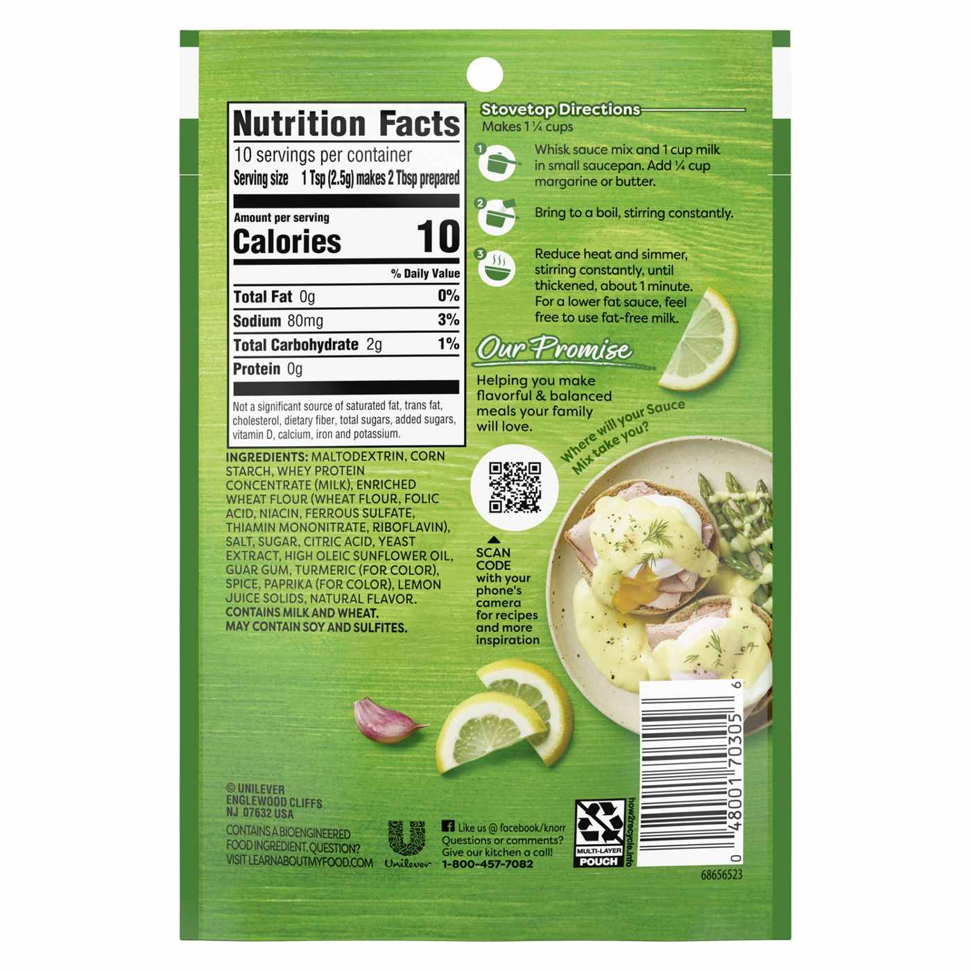 Knorr Sauce Mix Hollandaise Shop Specialty sauces at HEB